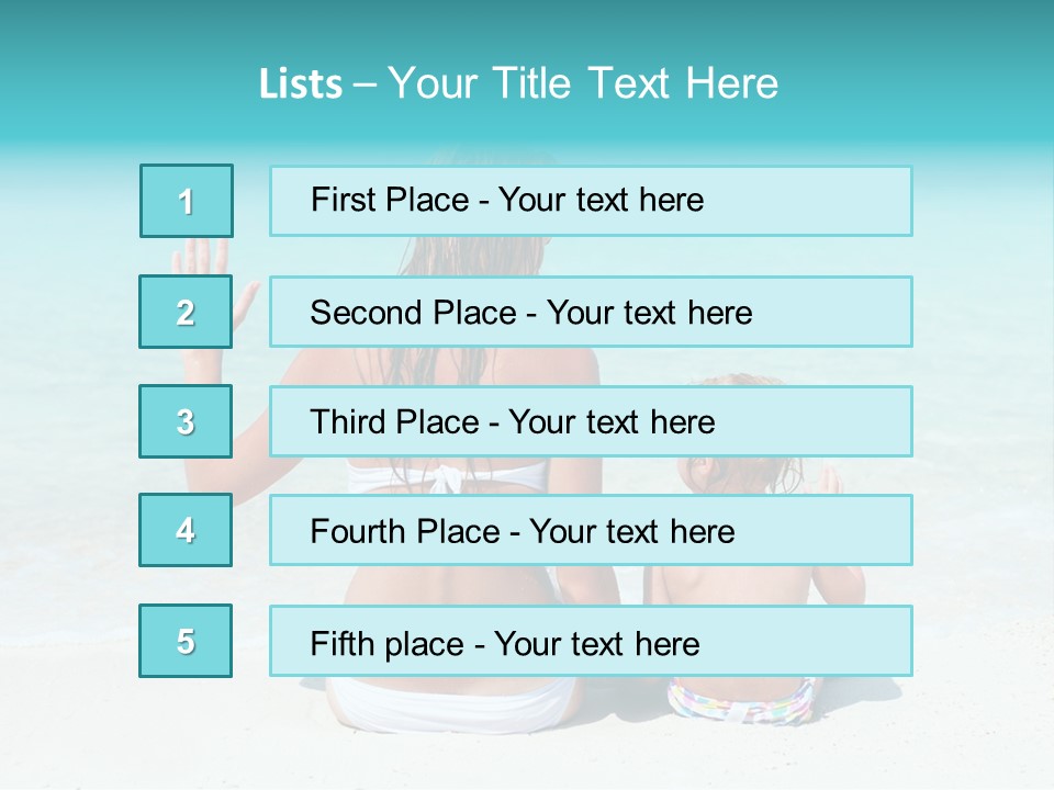 Casual Relax Playing PowerPoint Template