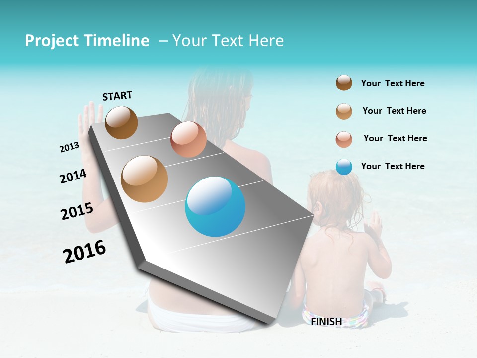Casual Relax Playing PowerPoint Template
