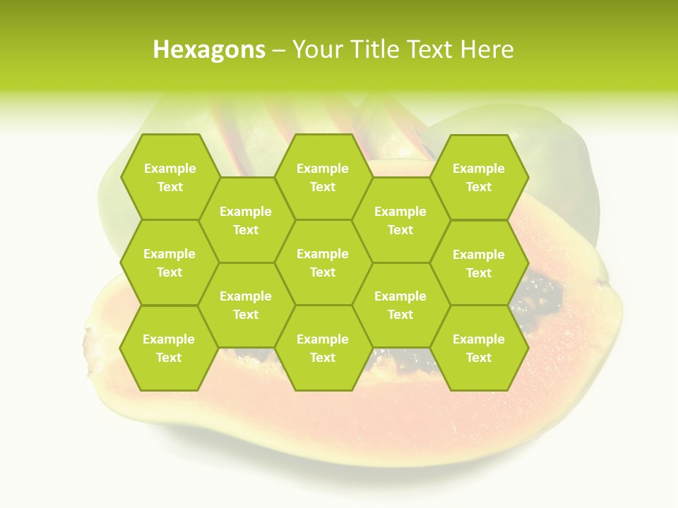 Slice Dessert Orange PowerPoint Template