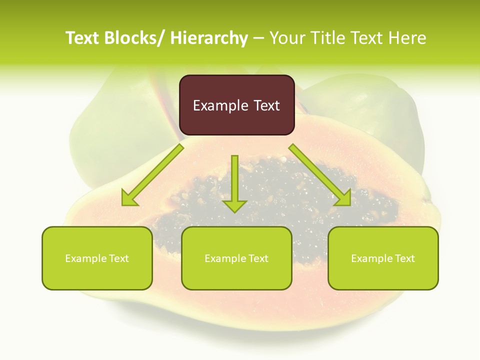 Slice Dessert Orange PowerPoint Template