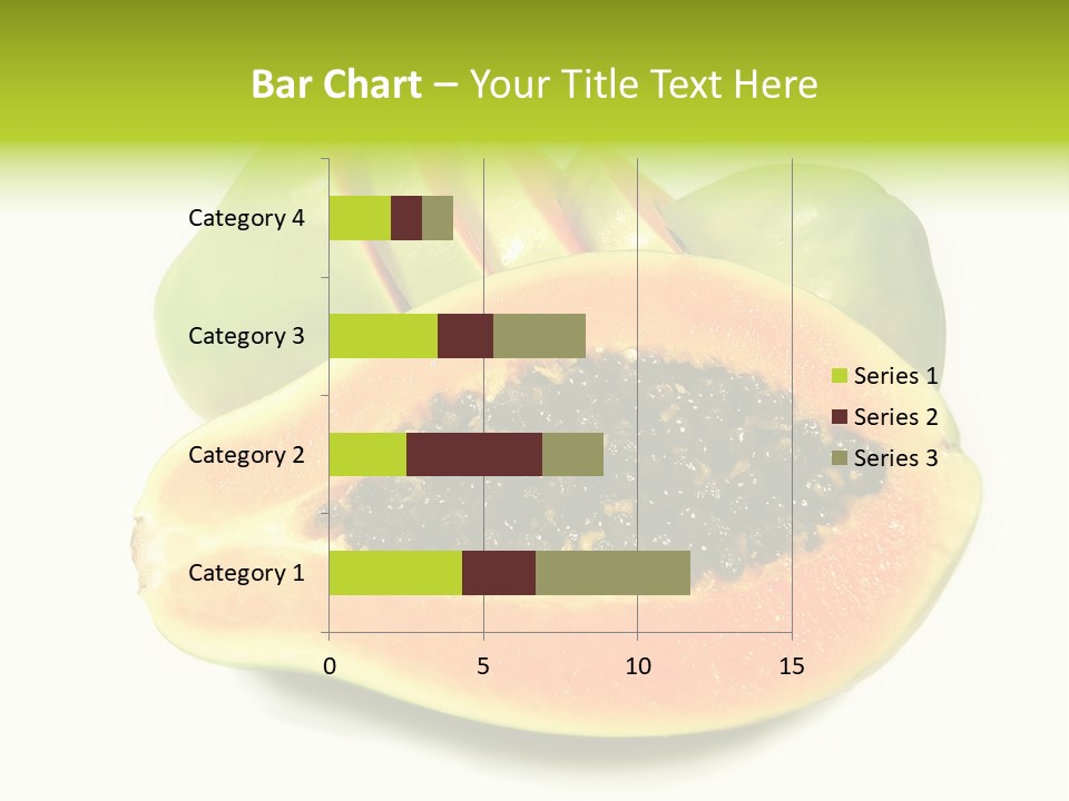 Slice Dessert Orange PowerPoint Template