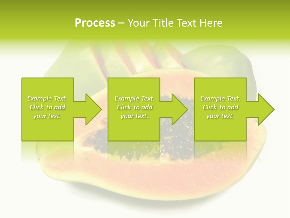 Slice Dessert Orange PowerPoint Template