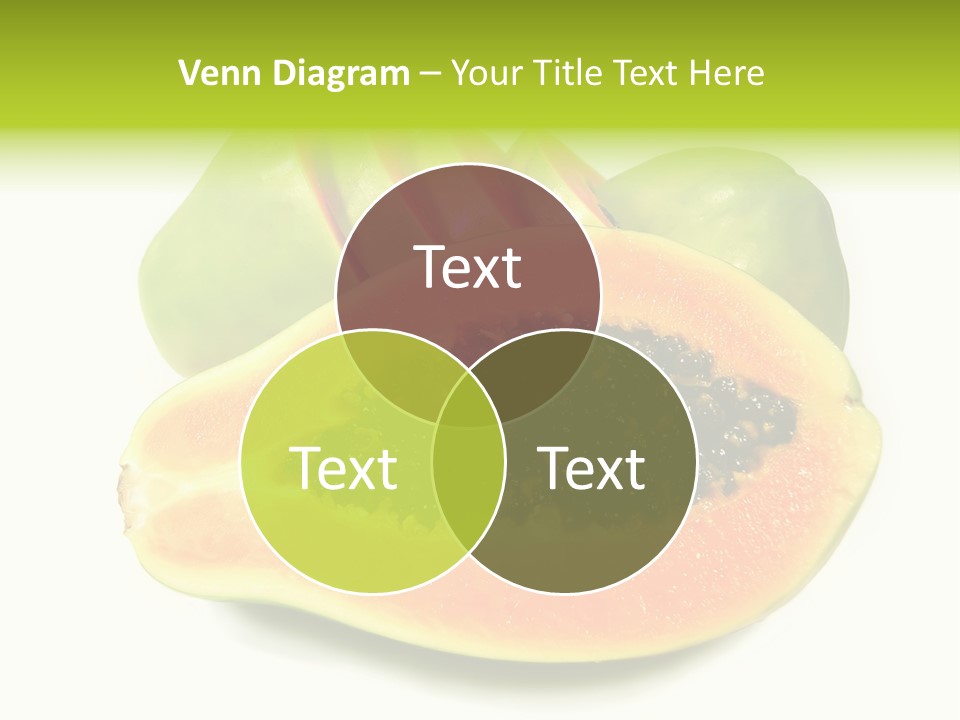 Slice Dessert Orange PowerPoint Template