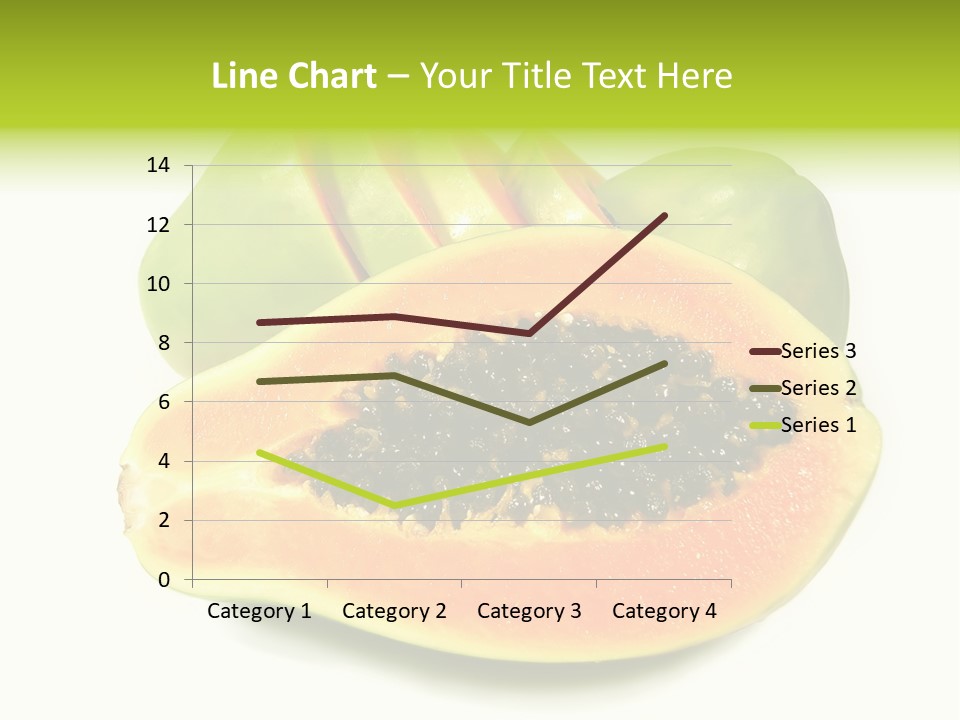 Slice Dessert Orange PowerPoint Template