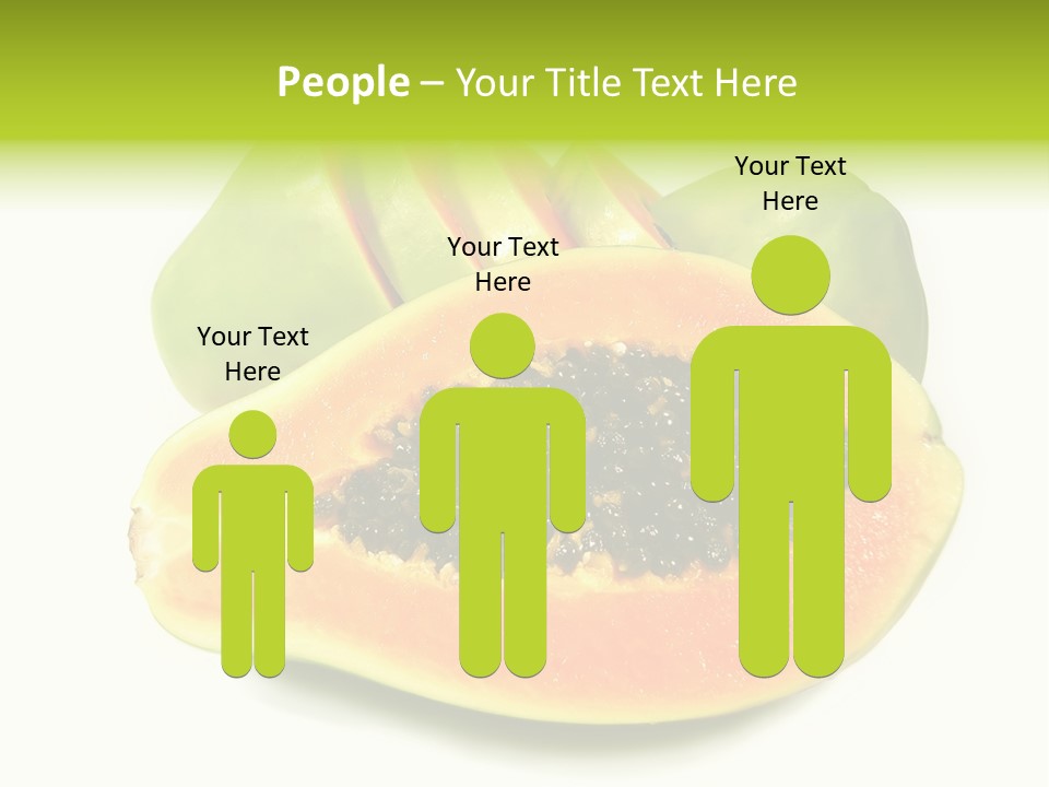 Slice Dessert Orange PowerPoint Template