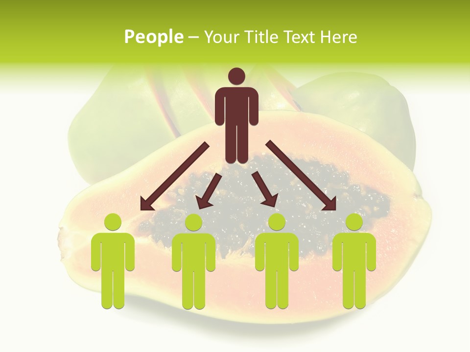 Slice Dessert Orange PowerPoint Template