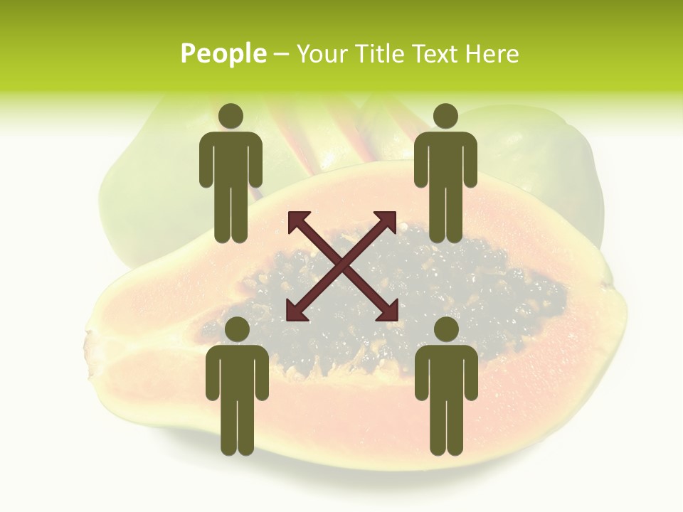 Slice Dessert Orange PowerPoint Template