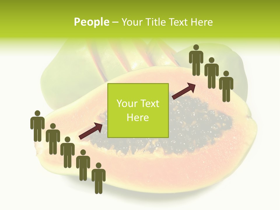 Slice Dessert Orange PowerPoint Template