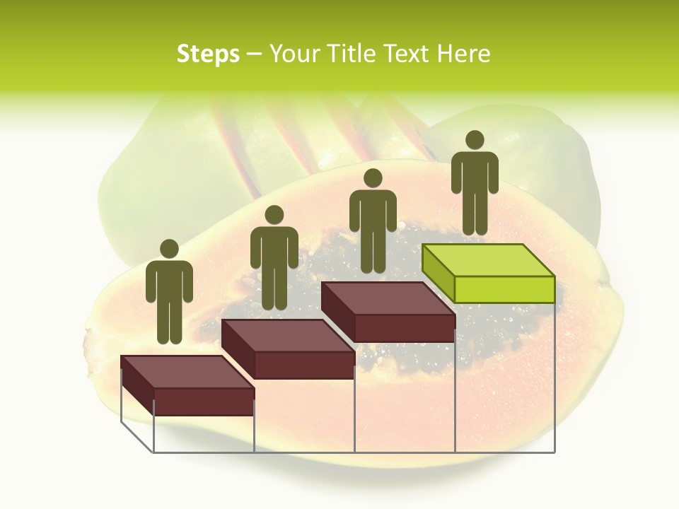 Slice Dessert Orange PowerPoint Template