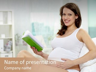 Reading Young Looking PowerPoint Template