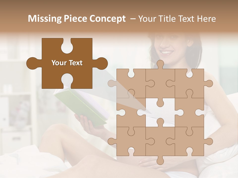 Reading Young Looking PowerPoint Template