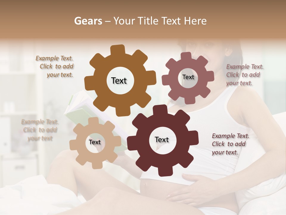Reading Young Looking PowerPoint Template