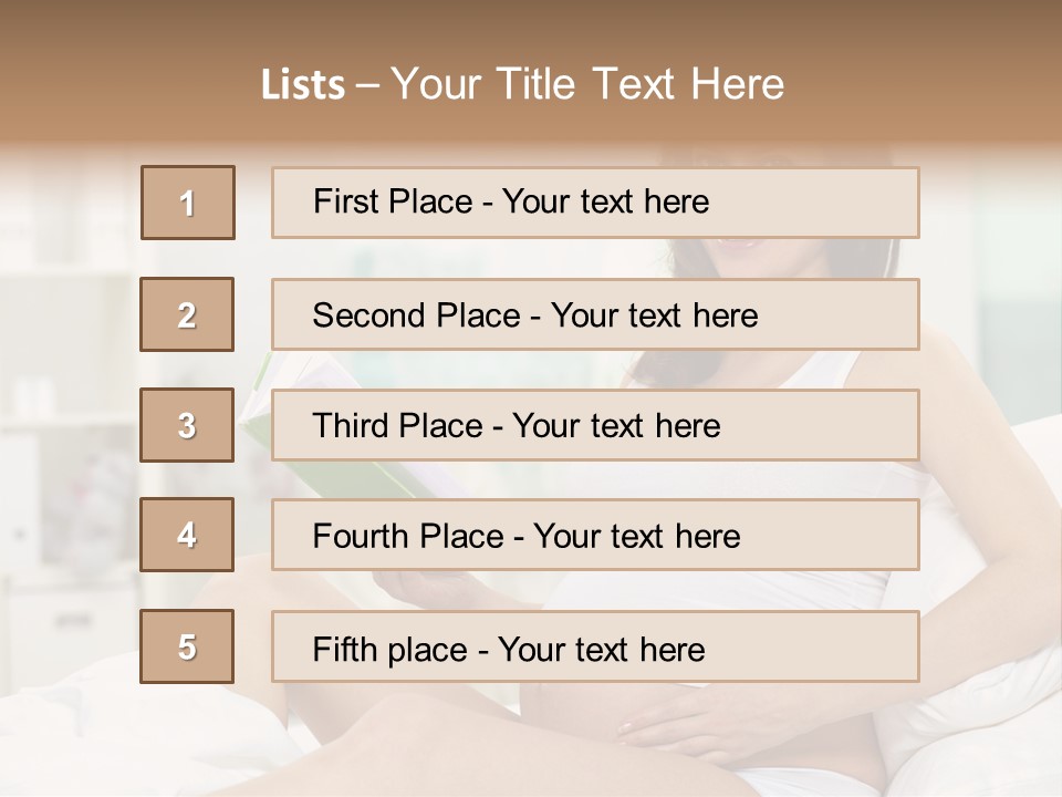 Reading Young Looking PowerPoint Template