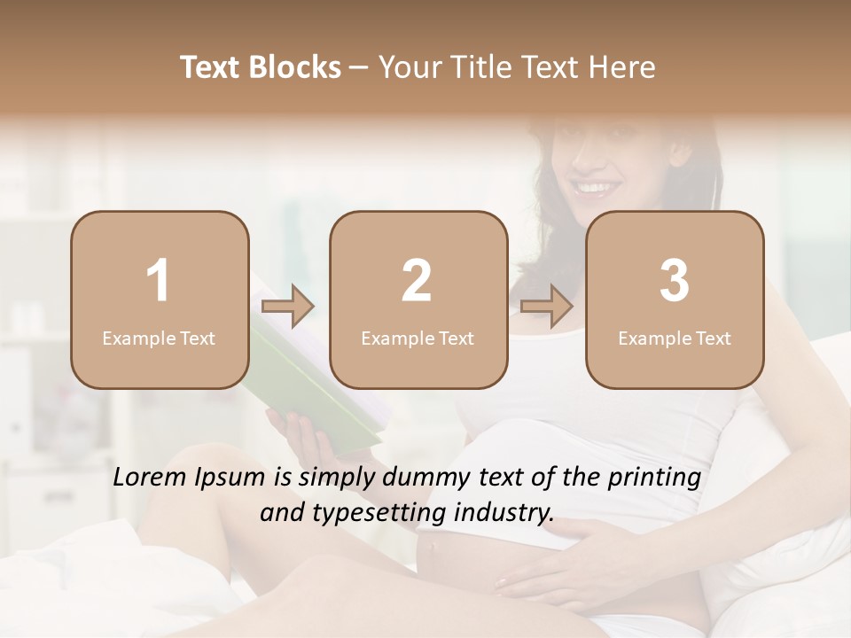 Reading Young Looking PowerPoint Template