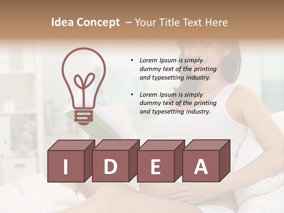 Reading Young Looking PowerPoint Template