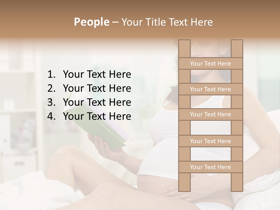 Reading Young Looking PowerPoint Template