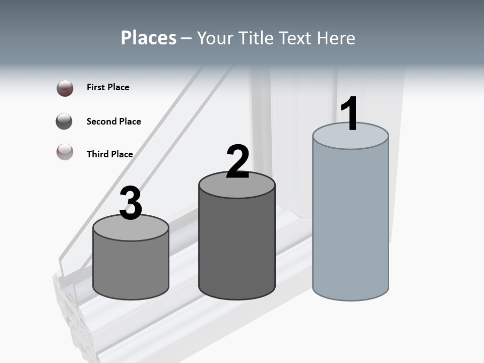 Away Insulation Windowpane PowerPoint Template