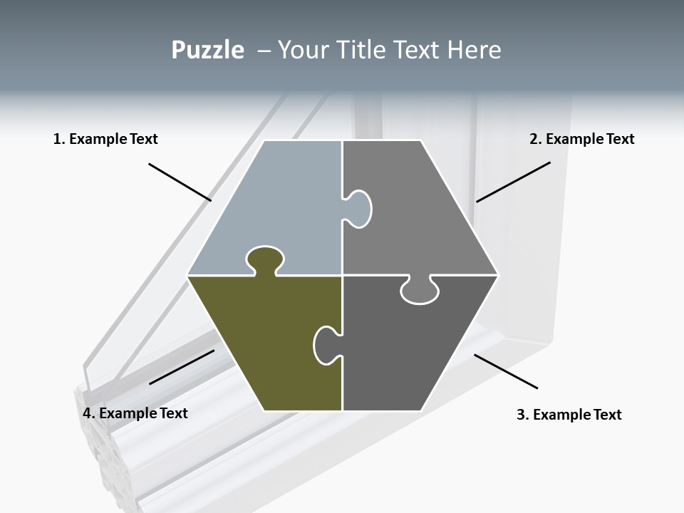 Away Insulation Windowpane PowerPoint Template