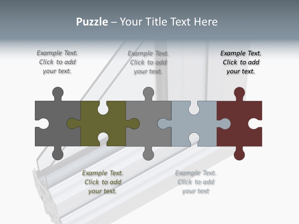 Away Insulation Windowpane PowerPoint Template