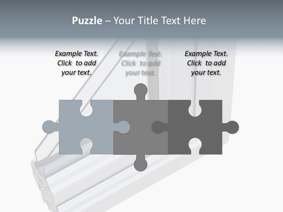 Away Insulation Windowpane PowerPoint Template