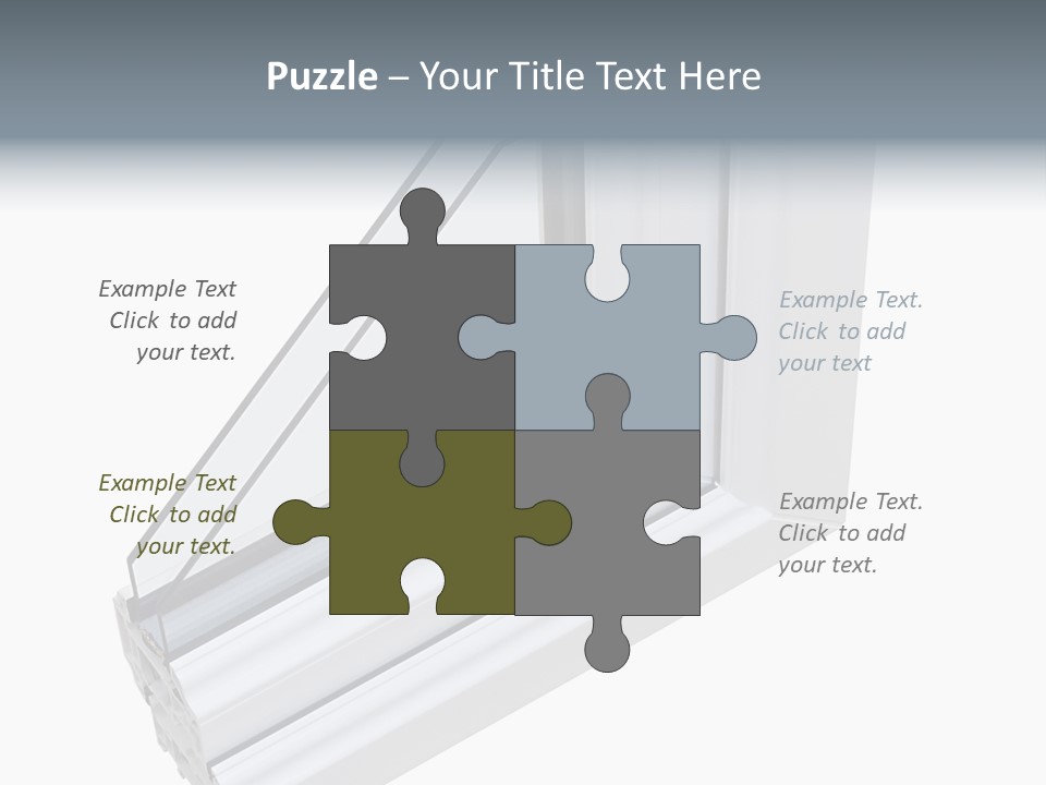 Away Insulation Windowpane PowerPoint Template