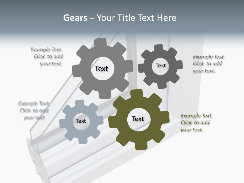 Away Insulation Windowpane PowerPoint Template
