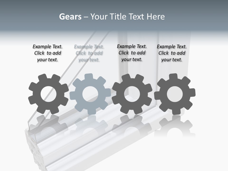 Away Insulation Windowpane PowerPoint Template