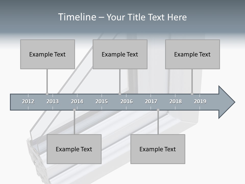 Away Insulation Windowpane PowerPoint Template