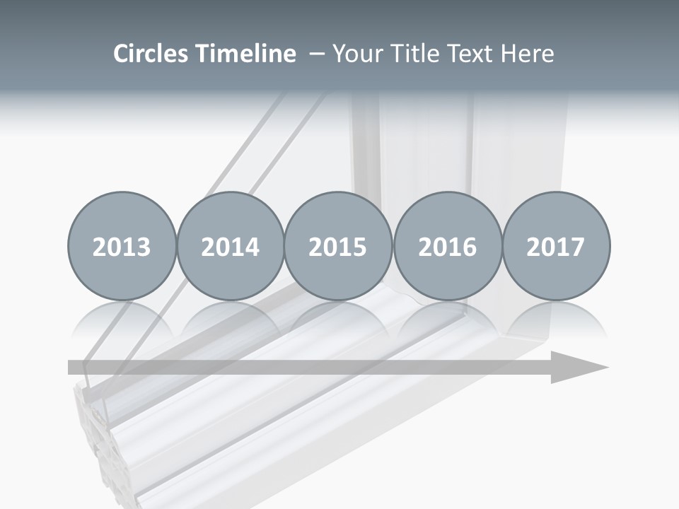 Away Insulation Windowpane PowerPoint Template