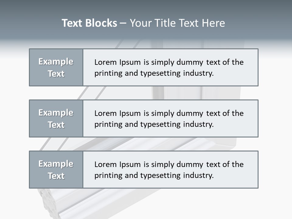 Away Insulation Windowpane PowerPoint Template