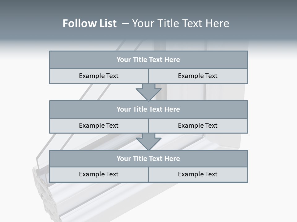 Away Insulation Windowpane PowerPoint Template