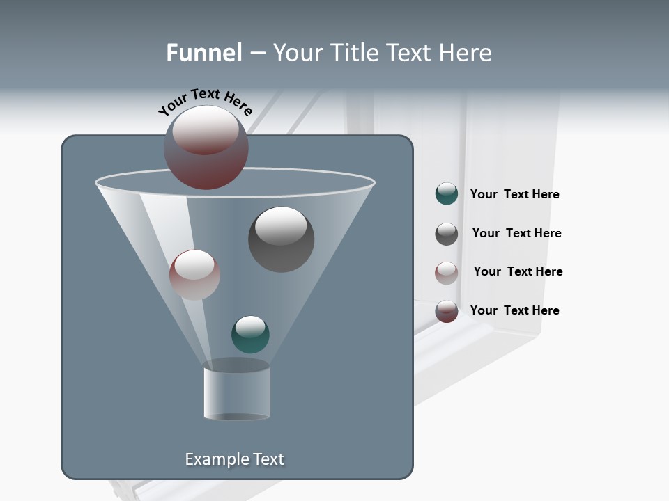 Away Insulation Windowpane PowerPoint Template