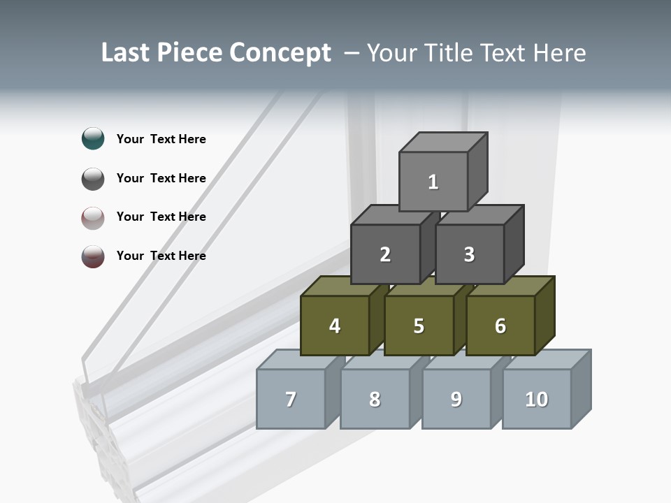 Away Insulation Windowpane PowerPoint Template