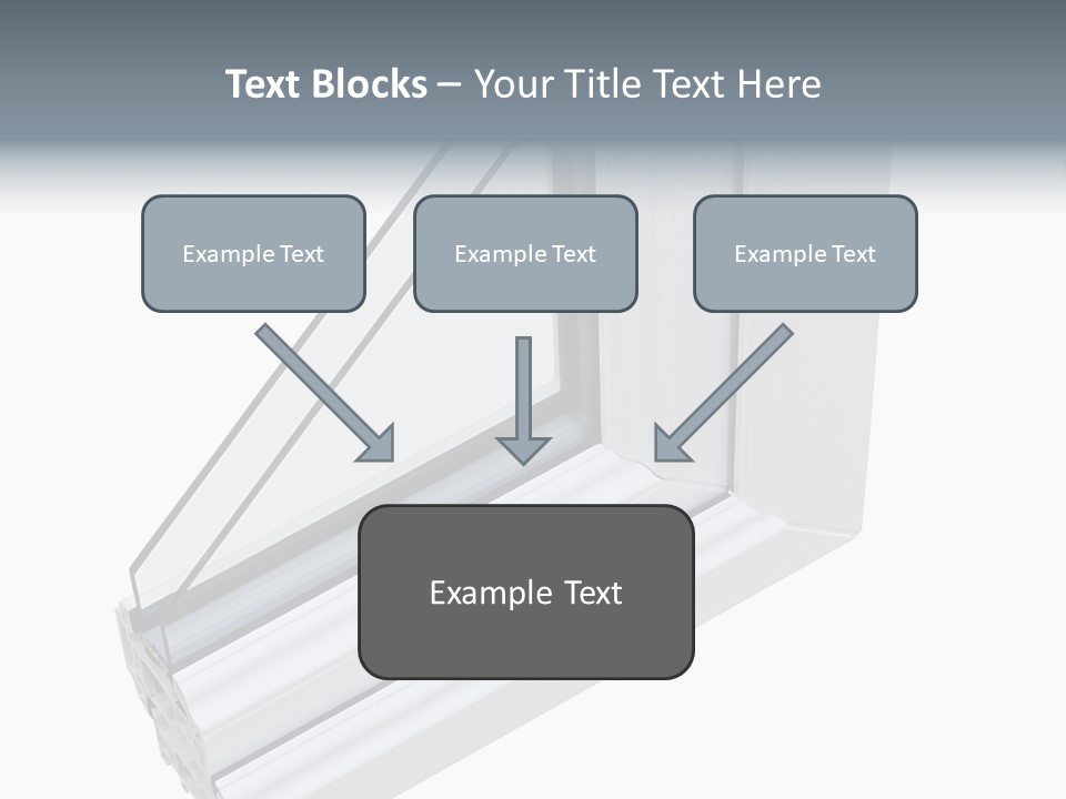 Away Insulation Windowpane PowerPoint Template