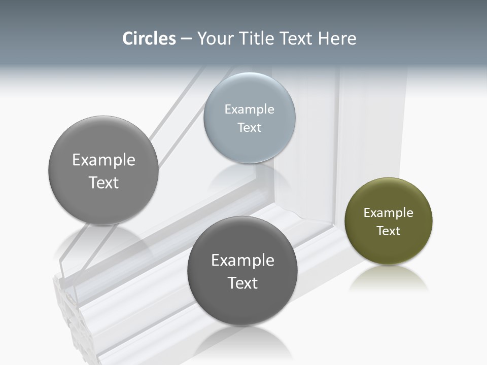 Away Insulation Windowpane PowerPoint Template