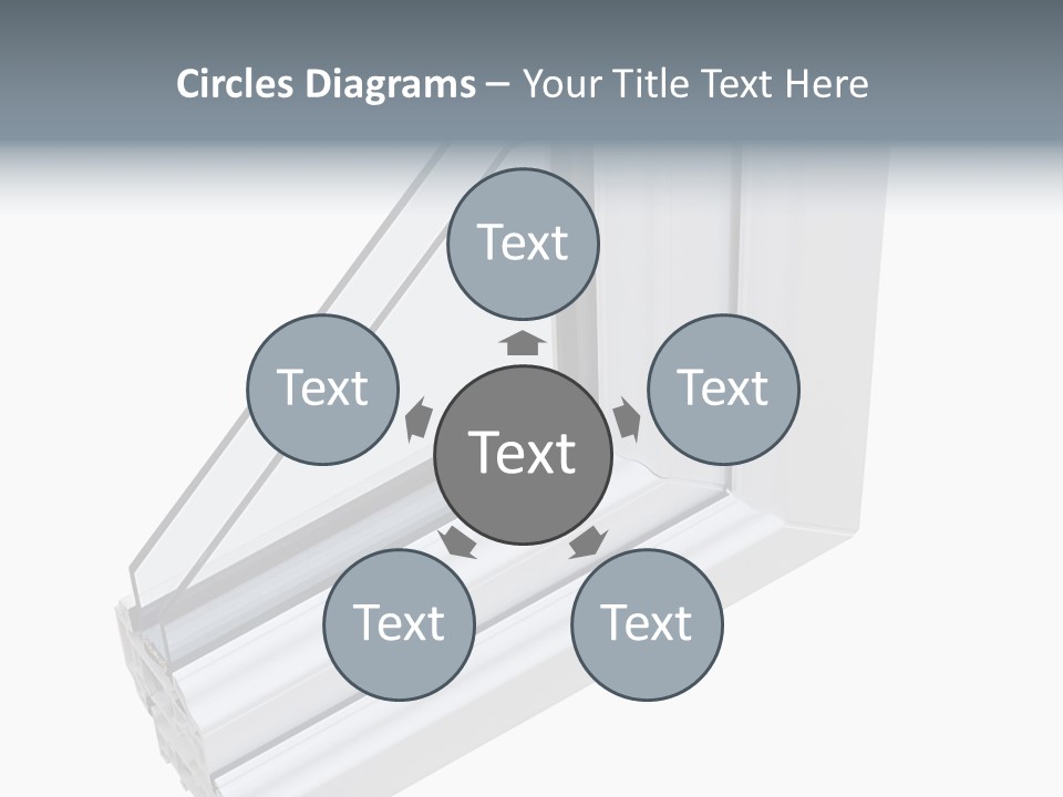 Away Insulation Windowpane PowerPoint Template