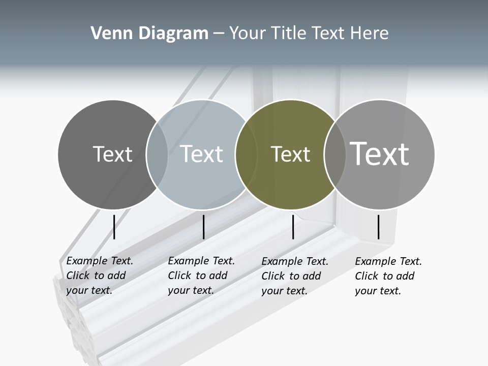Away Insulation Windowpane PowerPoint Template