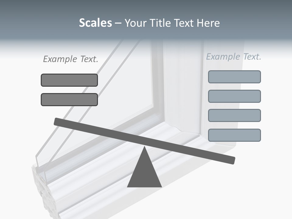 Away Insulation Windowpane PowerPoint Template