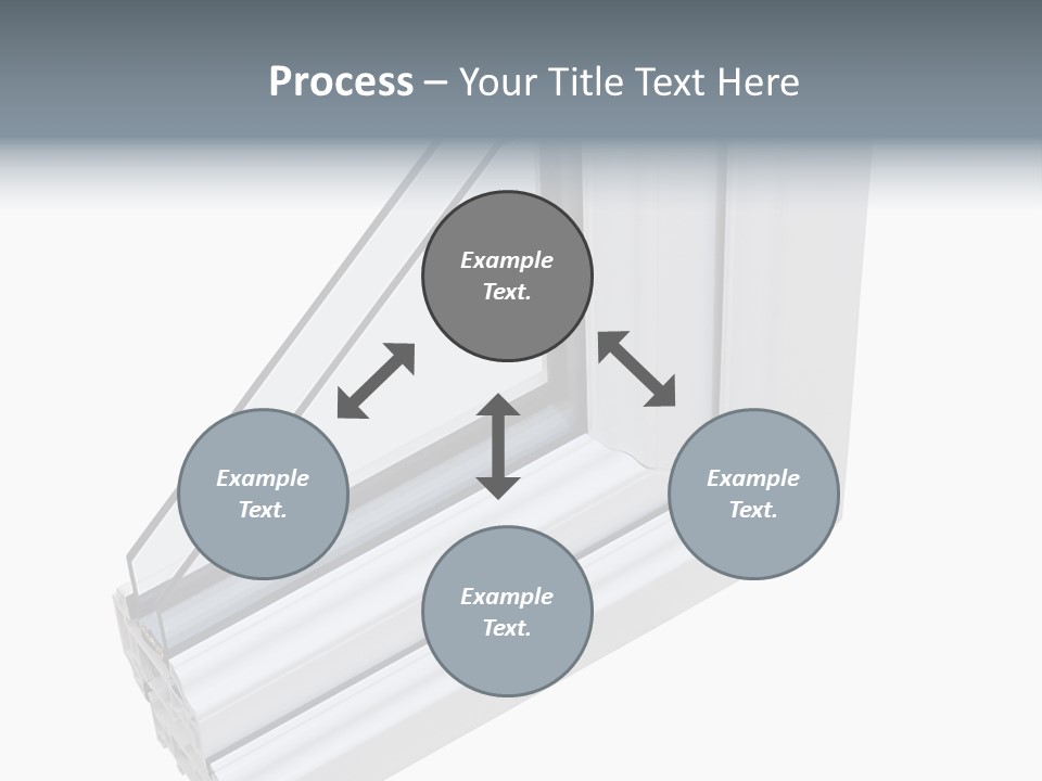 Away Insulation Windowpane PowerPoint Template