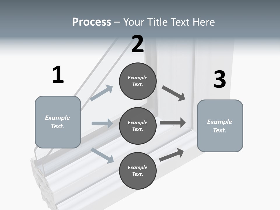 Away Insulation Windowpane PowerPoint Template