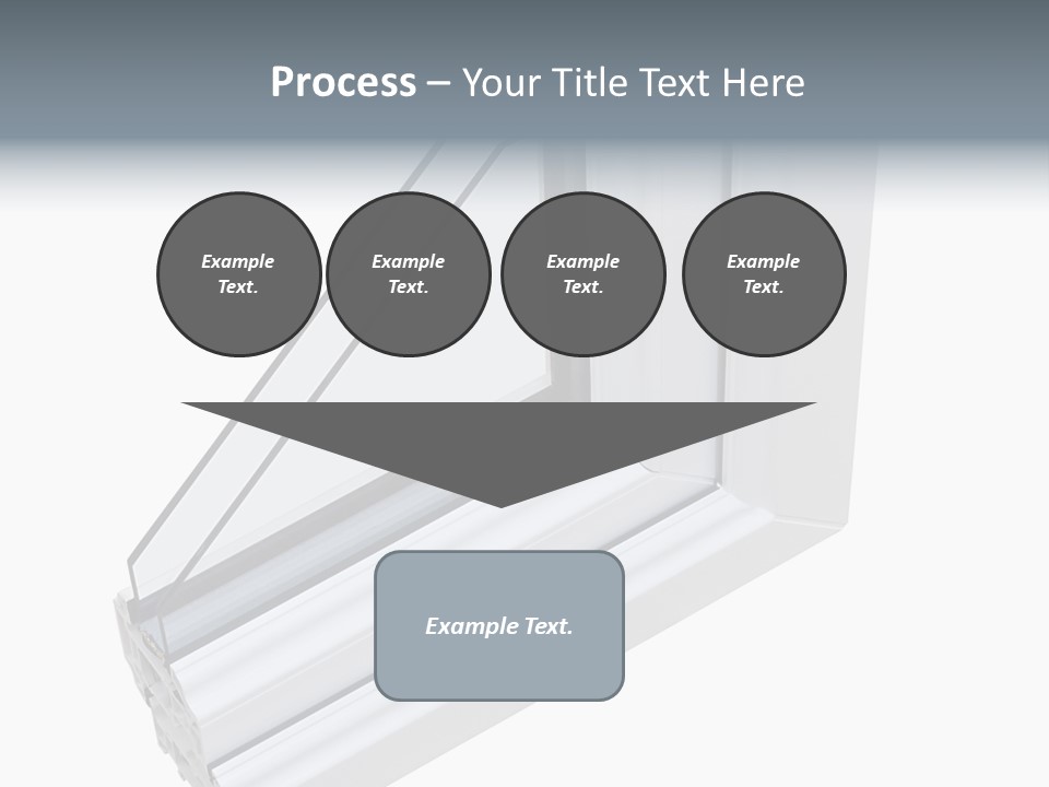 Away Insulation Windowpane PowerPoint Template