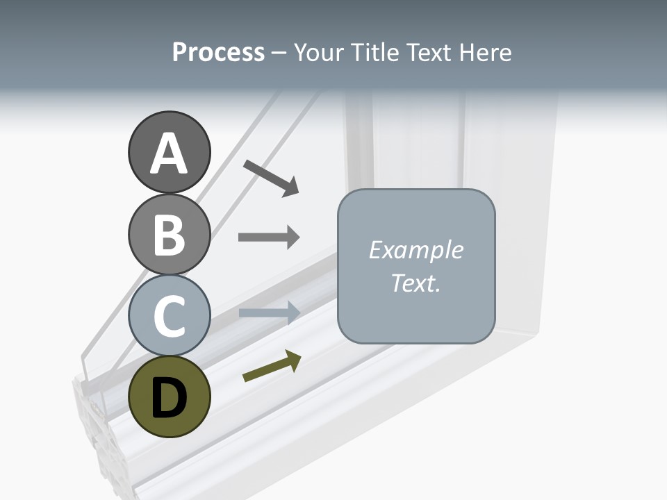 Away Insulation Windowpane PowerPoint Template