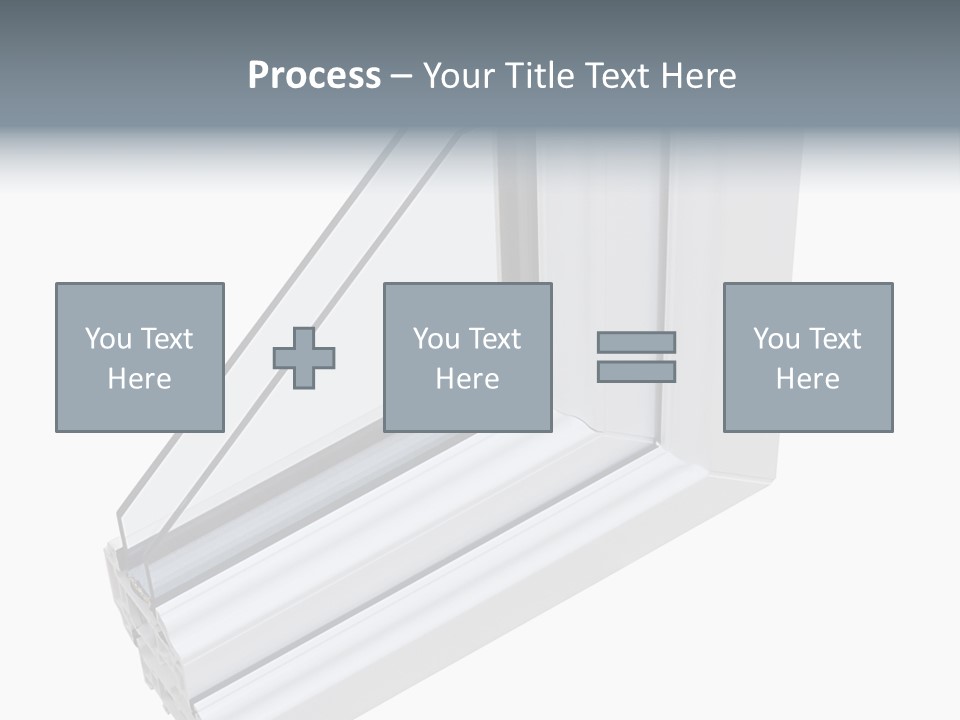 Away Insulation Windowpane PowerPoint Template