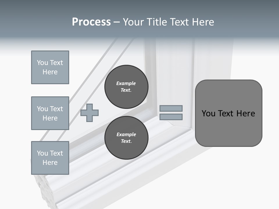 Away Insulation Windowpane PowerPoint Template