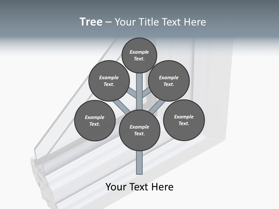 Away Insulation Windowpane PowerPoint Template