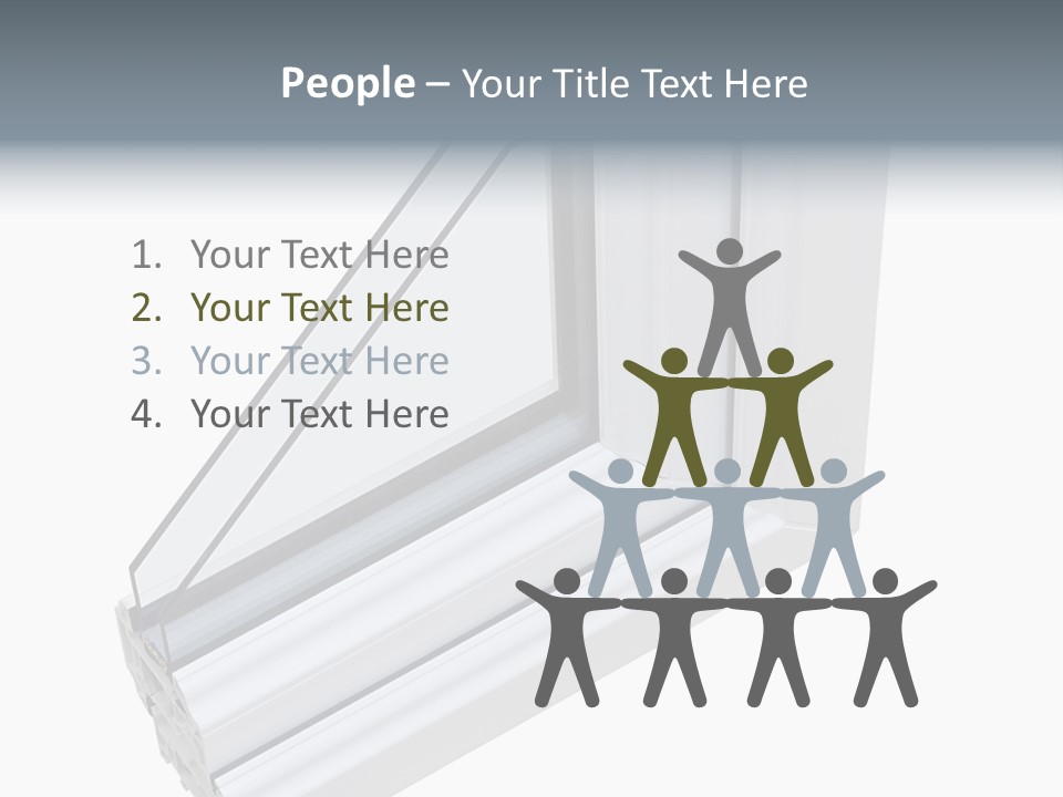 Away Insulation Windowpane PowerPoint Template