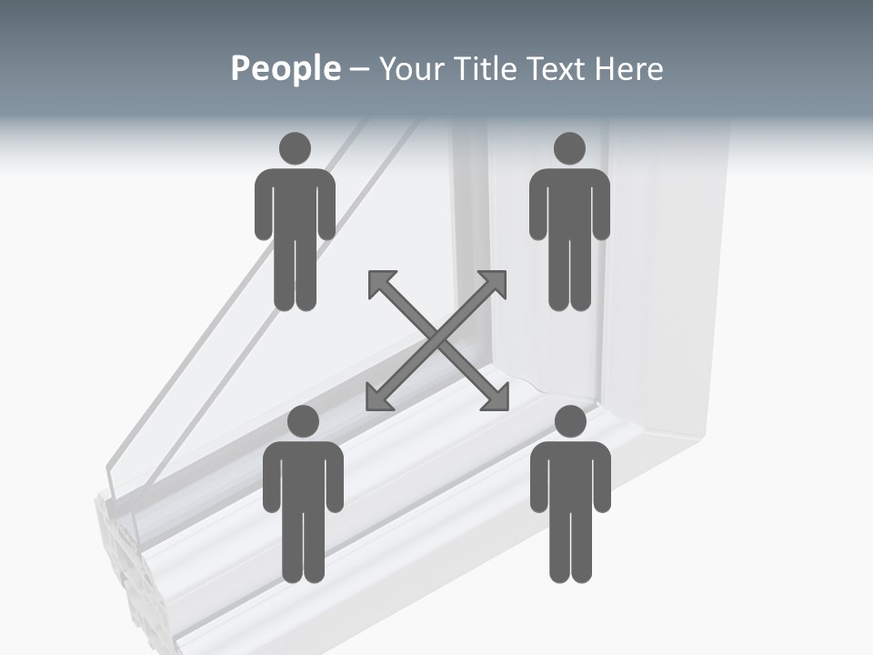 Away Insulation Windowpane PowerPoint Template