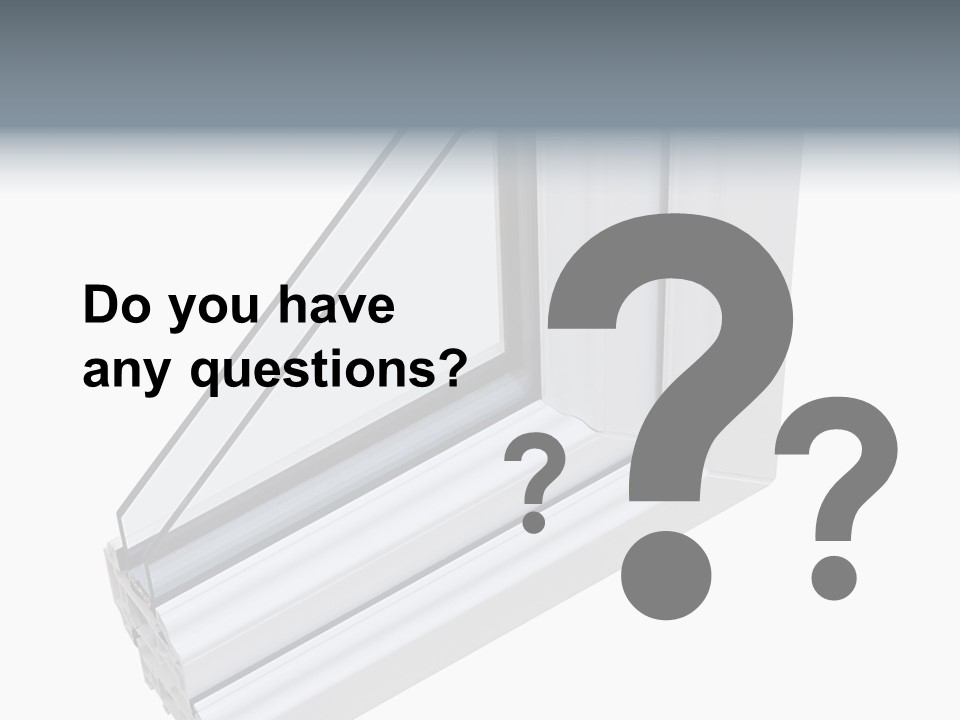 Away Insulation Windowpane PowerPoint Template