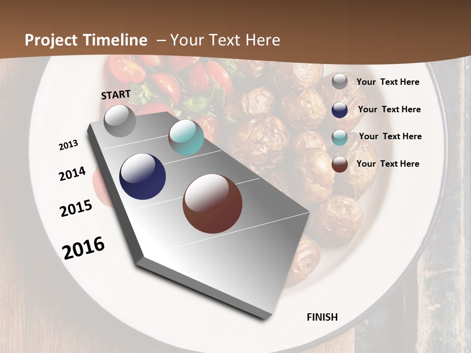 Dinner Boiled Ripe PowerPoint Template