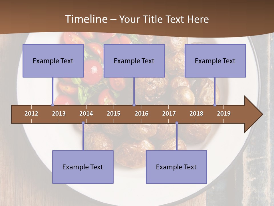 Dinner Boiled Ripe PowerPoint Template